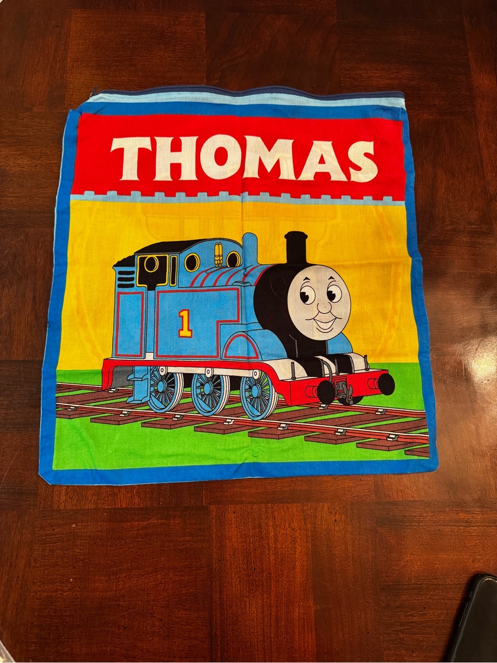 Thomas the Tank Engine Train 15 x 15" Pillowcase Bedding Throw Pillow